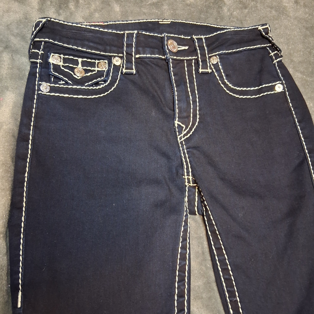 True Religion Dark Blue Jeans - Picture 4 of 6